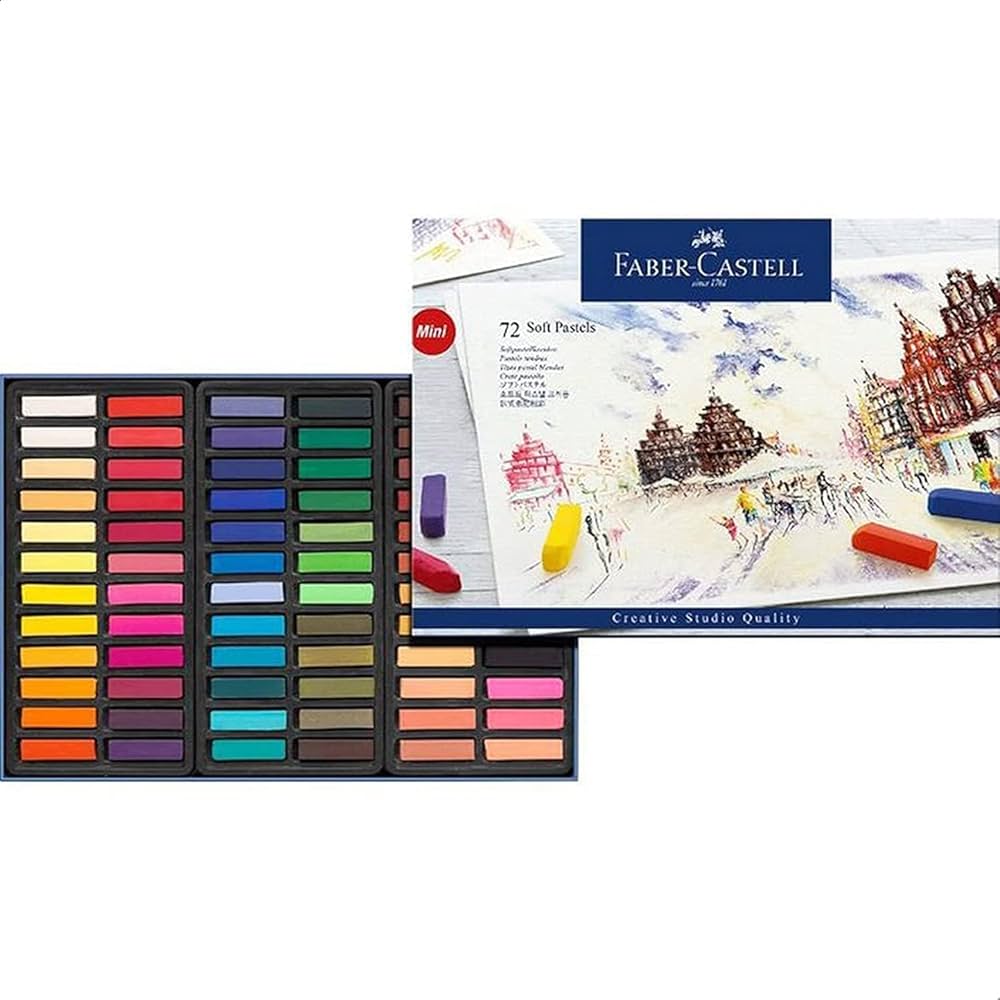 SOFT PASTEL 72 MINI PCS ( BRAND FABER CASTELL )