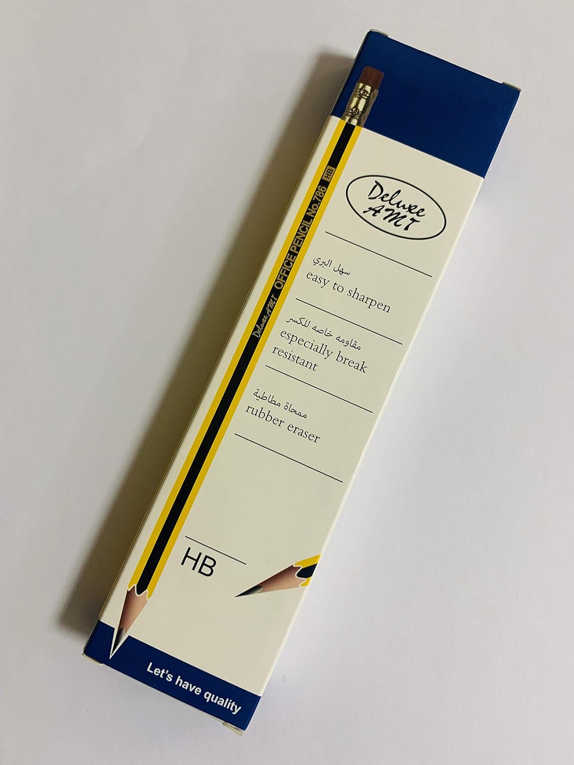 PENCIL HB ( BRAND DELUXE AMT ) 12PCS IN A BOX