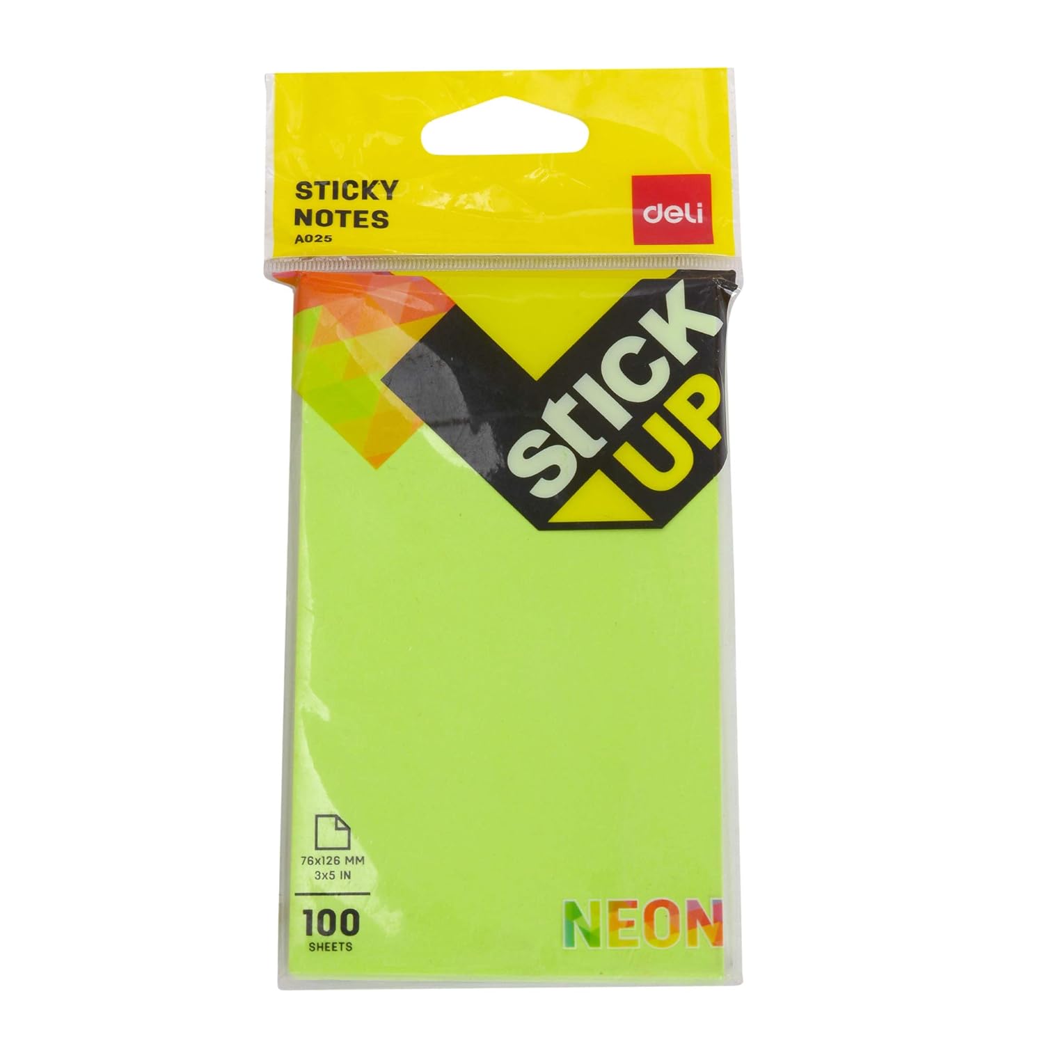 Deli- Sticky Notes (76mmx126mm) 100 Sheets