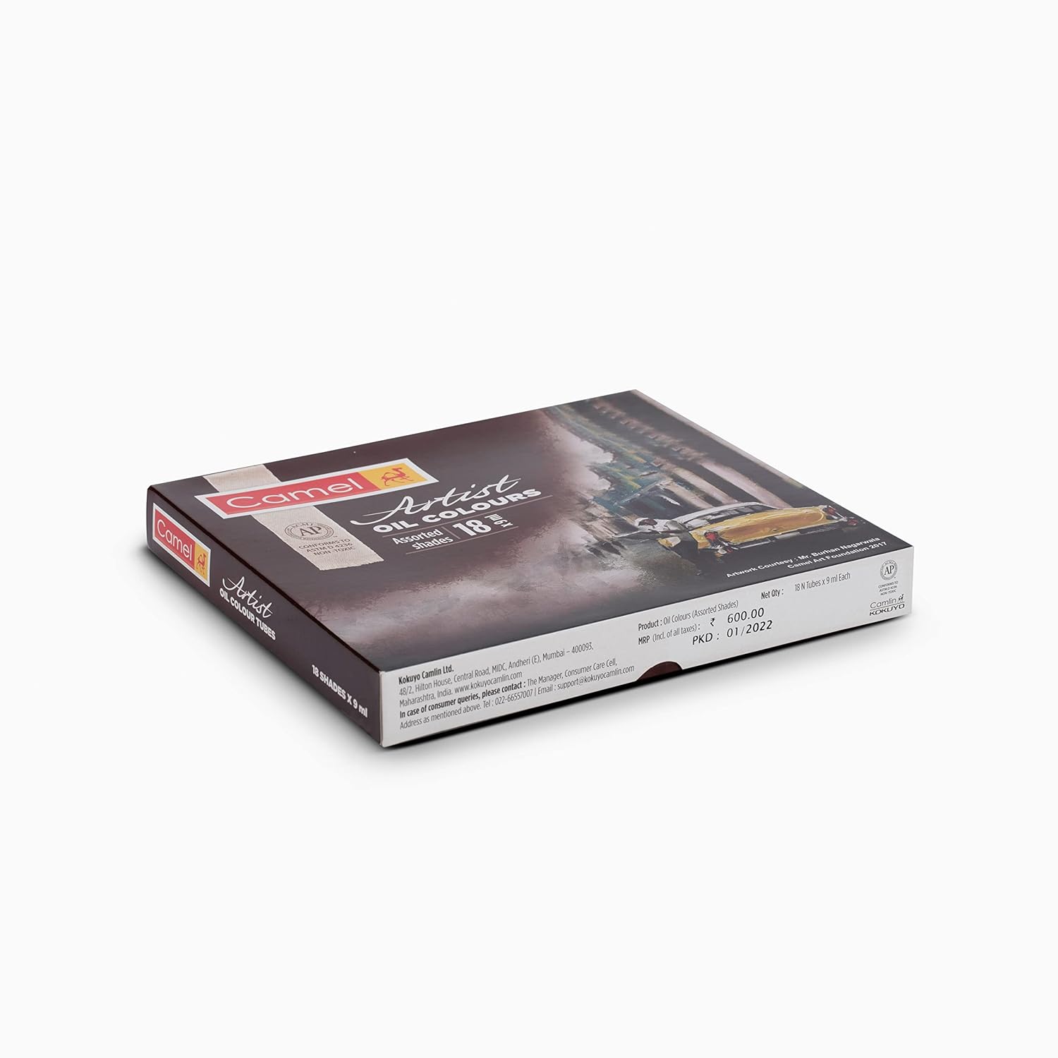 ARTIST OIL COLORS ( BRAND CAMEL ) 18SHADES 9ML