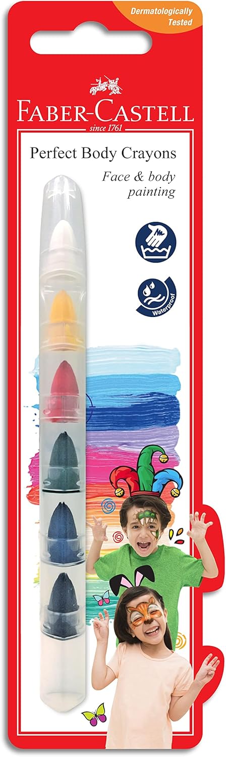 FACE AND BODY PAINTS COLORS (BRAND FABER CASTELL )