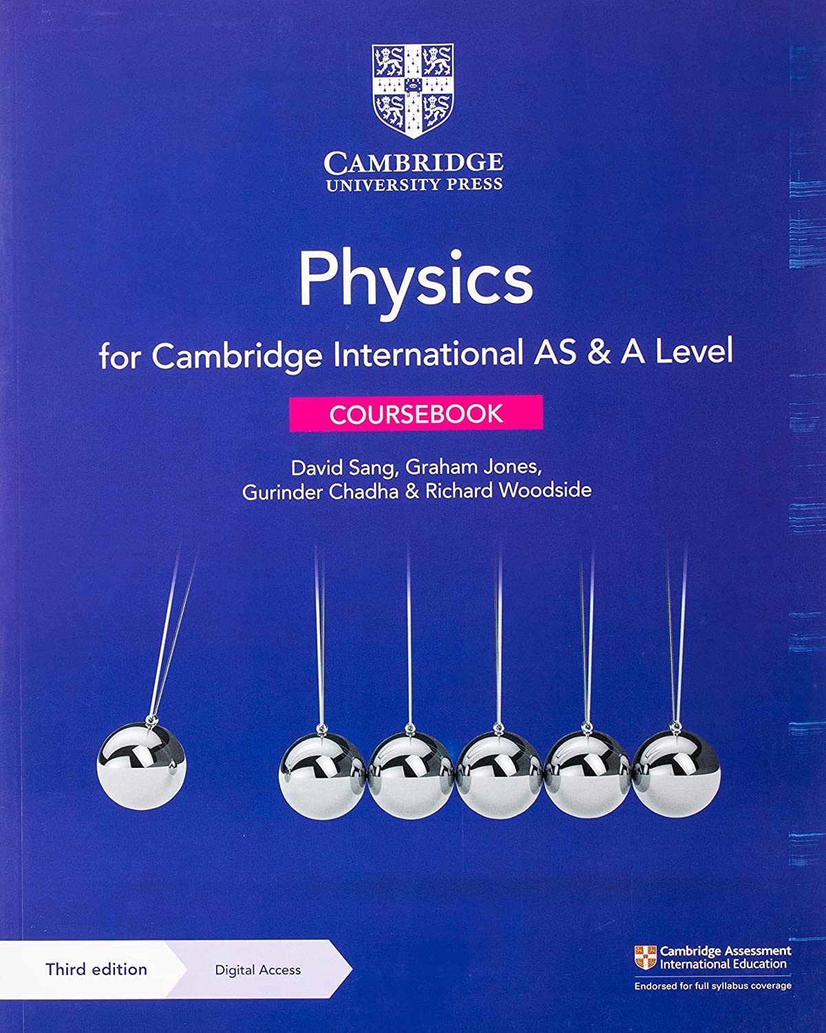 Cambridge University Press Cambridge International AS & A Level Physics Coursebook with Digital Access (2 Years) 3ed