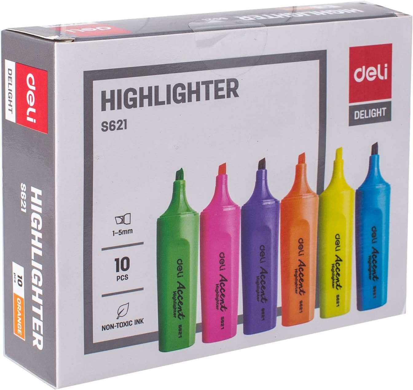 HIGHLIGHTER ( BRAND DELI ) ORANGE COLOR