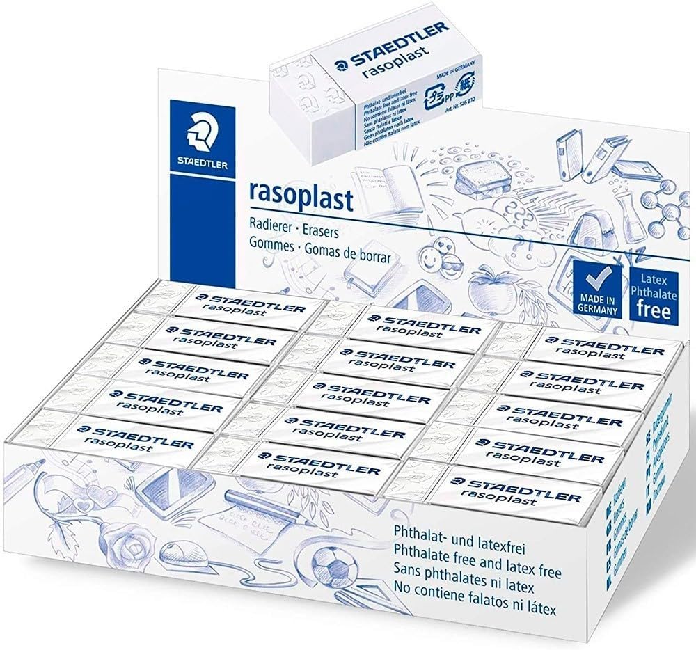 STAEDTLER Raso Plast Eraser Box=30pcs