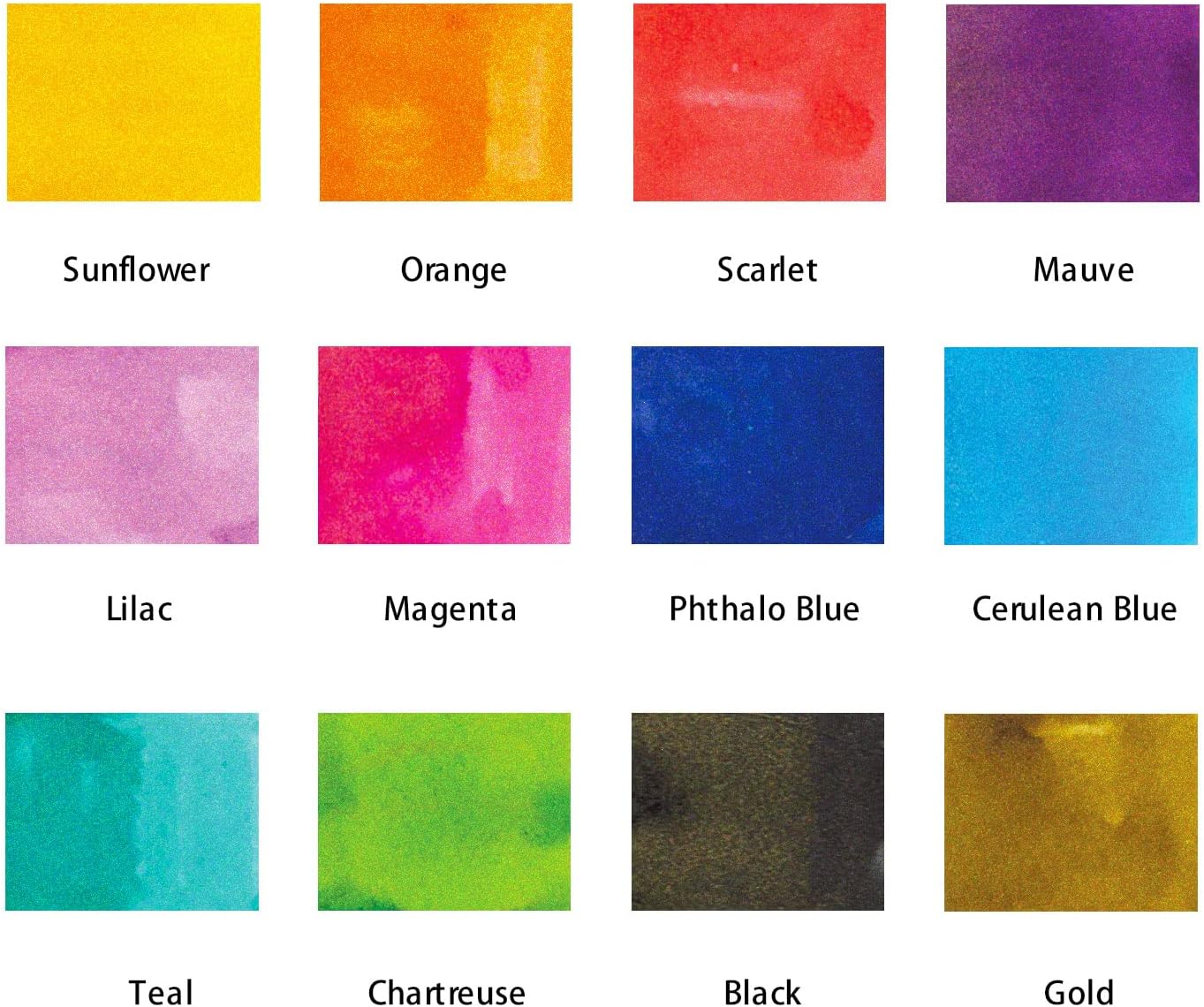 DRAWING INK SET ( BRAND MONT MARTE ) SIGNATURE 12 COLORS 7ML SET OF 16