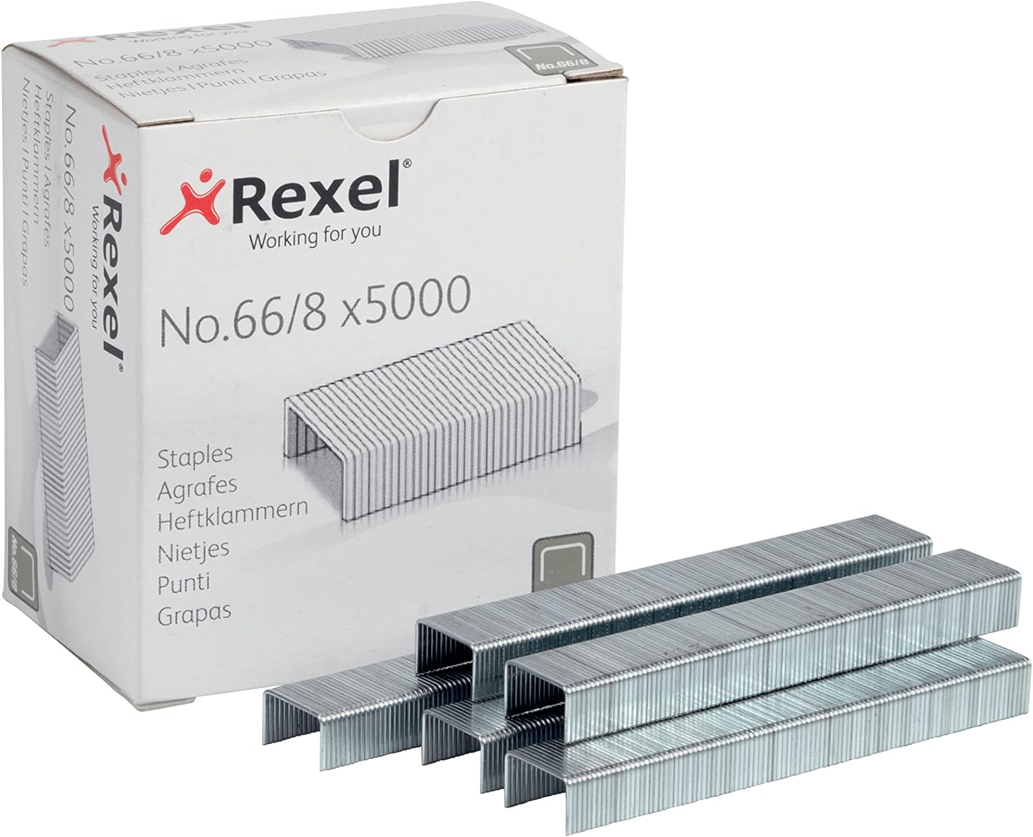 Rexel Heavy Duty Staples No. 66/8x5000