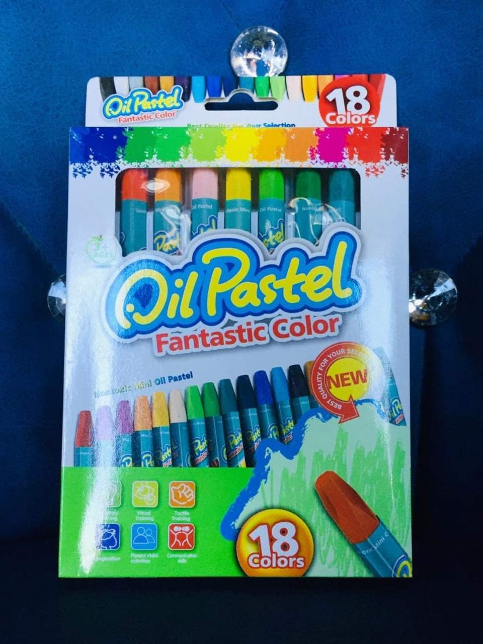OIL PASTEL ( BRAND FANTASTIC ) 18 COLORS