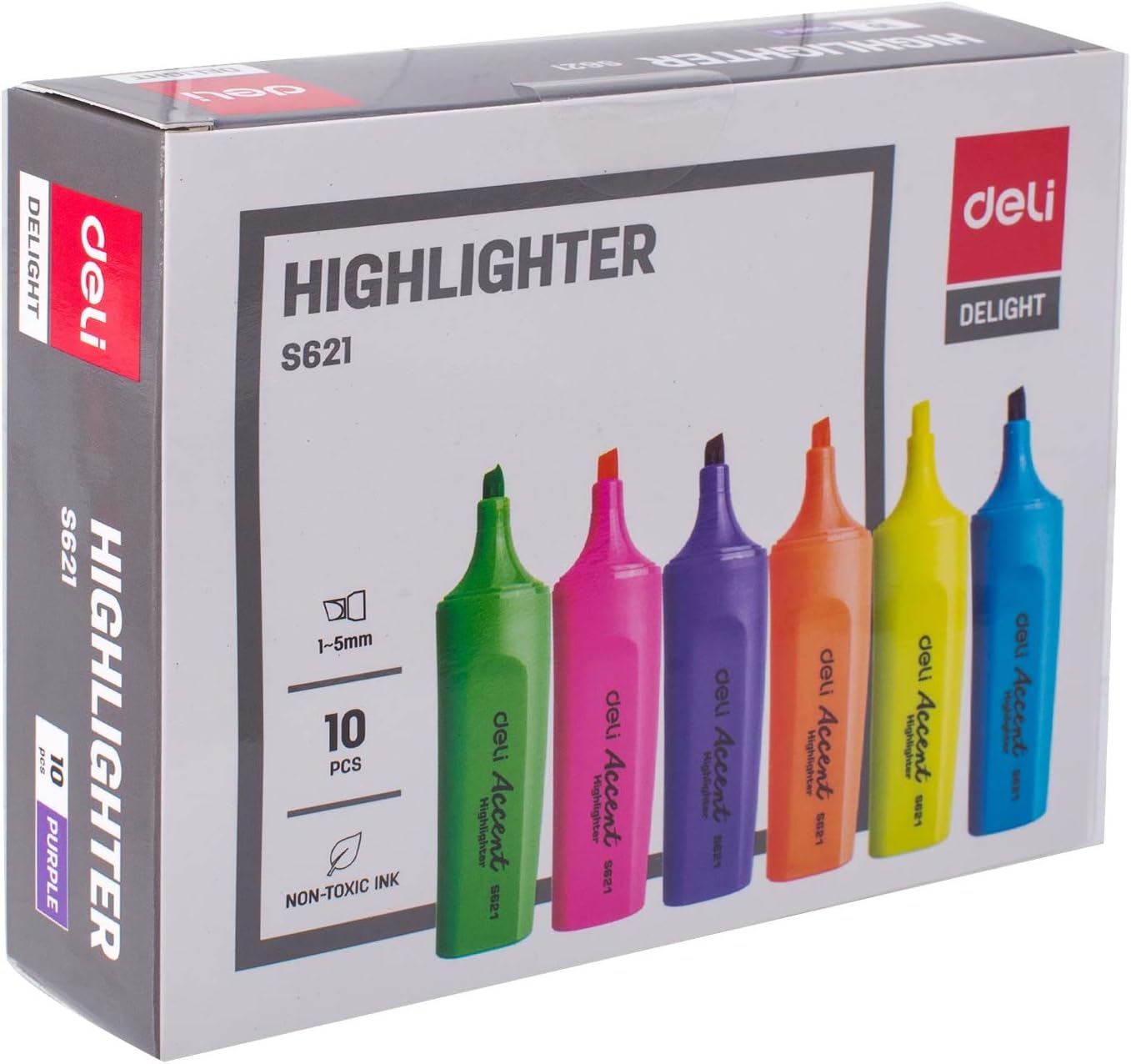 HIGHLIGHTER ( BRAND DELI ) PURPLE COLOR