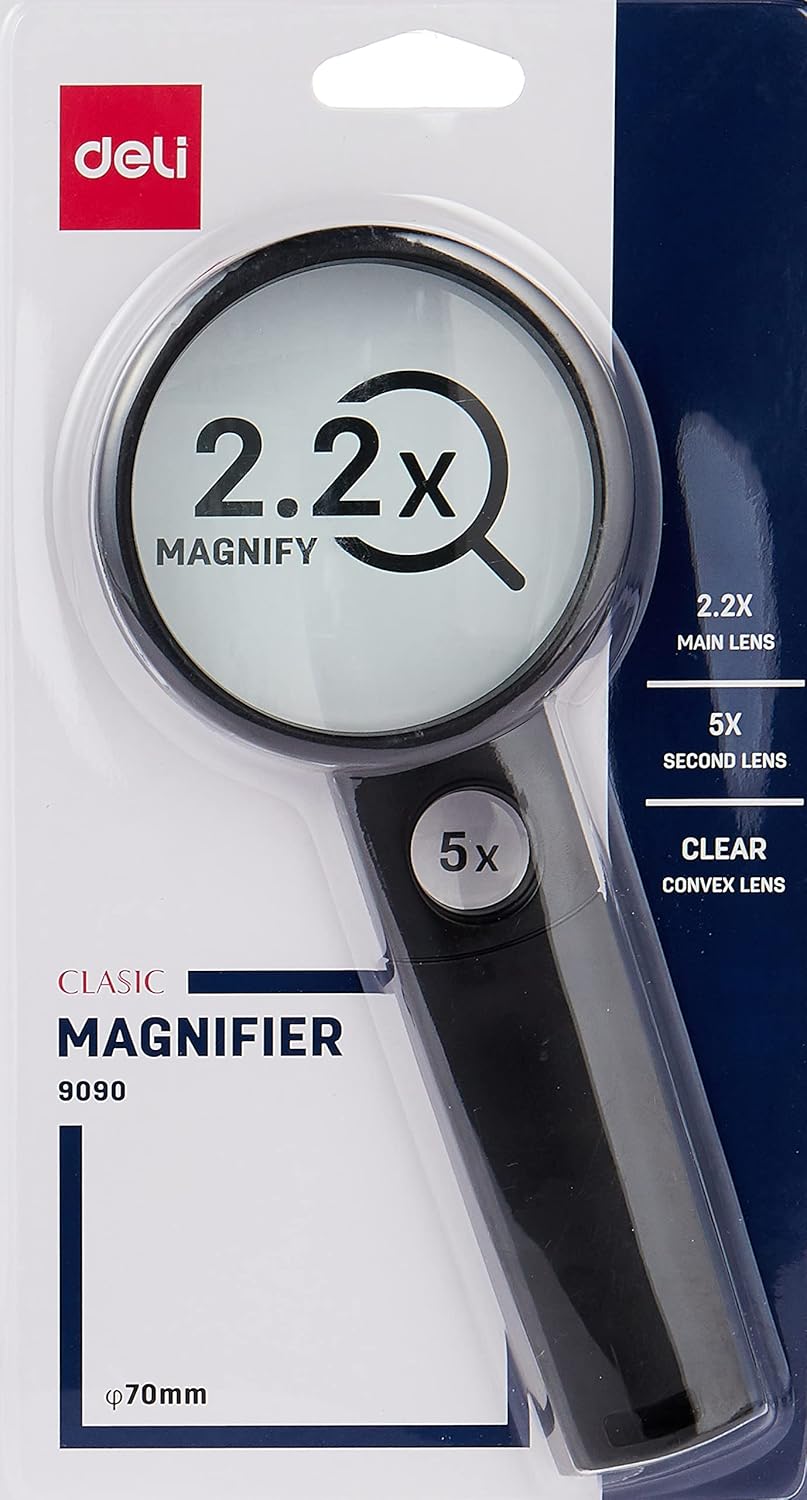CLASSIC MAGNIFYING GLASS NO.9090 ( BRAND DELI )