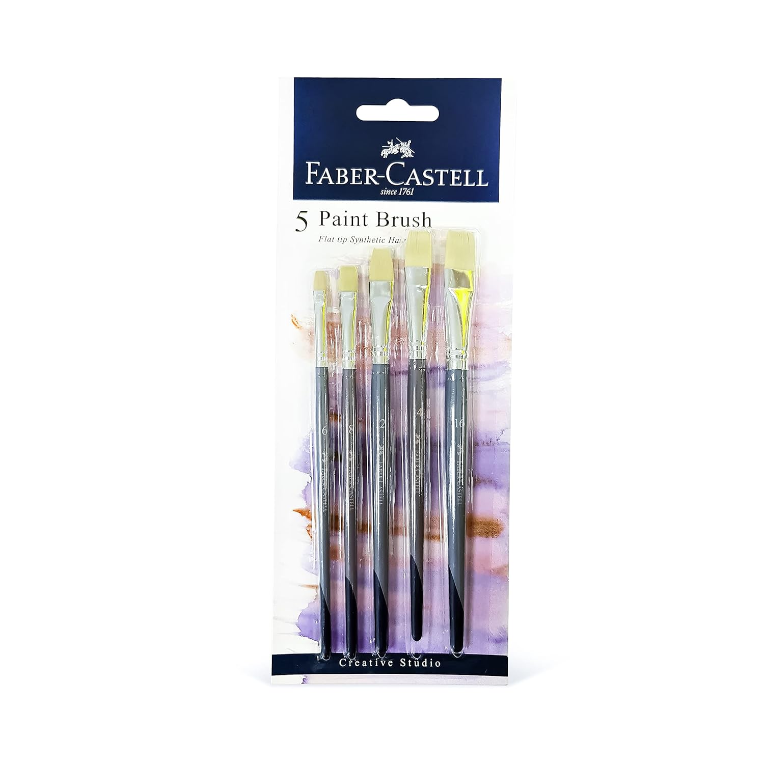 PAINT BRUSH SET ( BRAND FABER CASTELL ) 5 PIECES