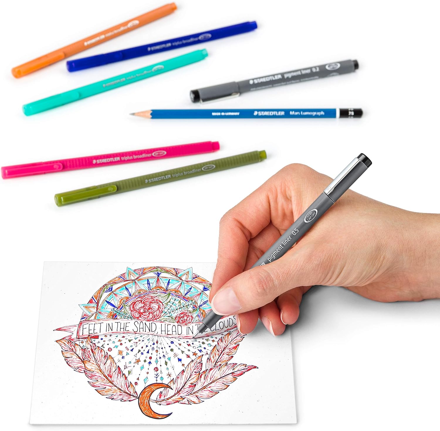 BOHO STYLE DRAWING SET ( BRAND STAEDTLER )