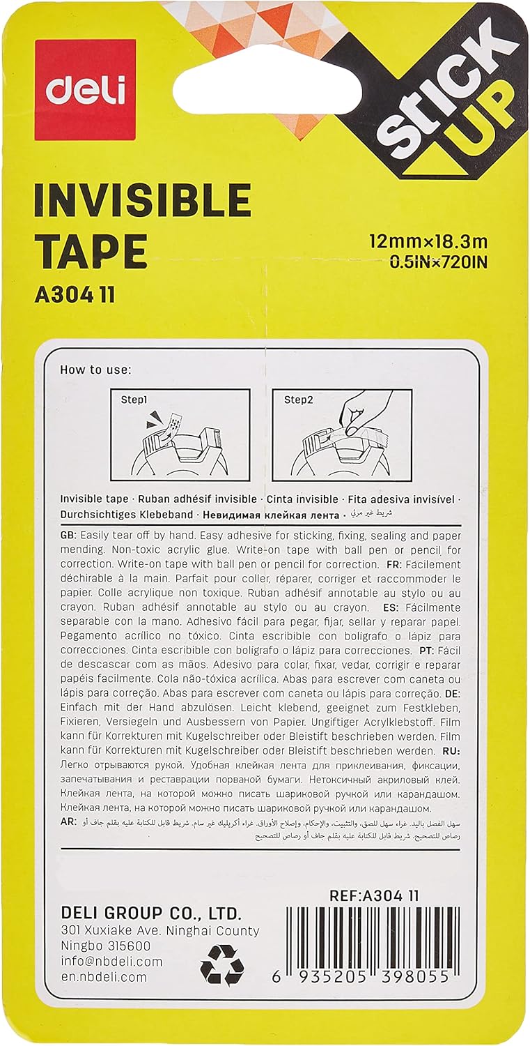 INVISIBLE TAPE ( BRAND DELI ) A304