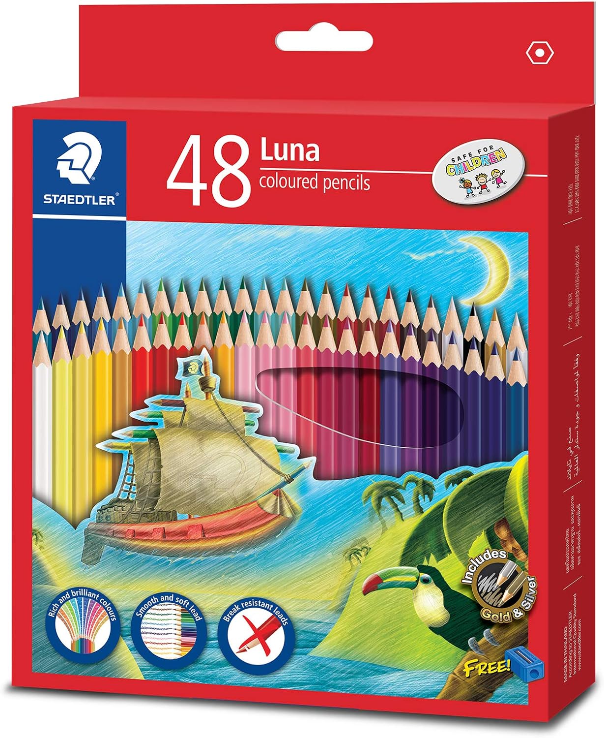 COLORED PENCIL 48PCS ( BRAND STAEDTLER )