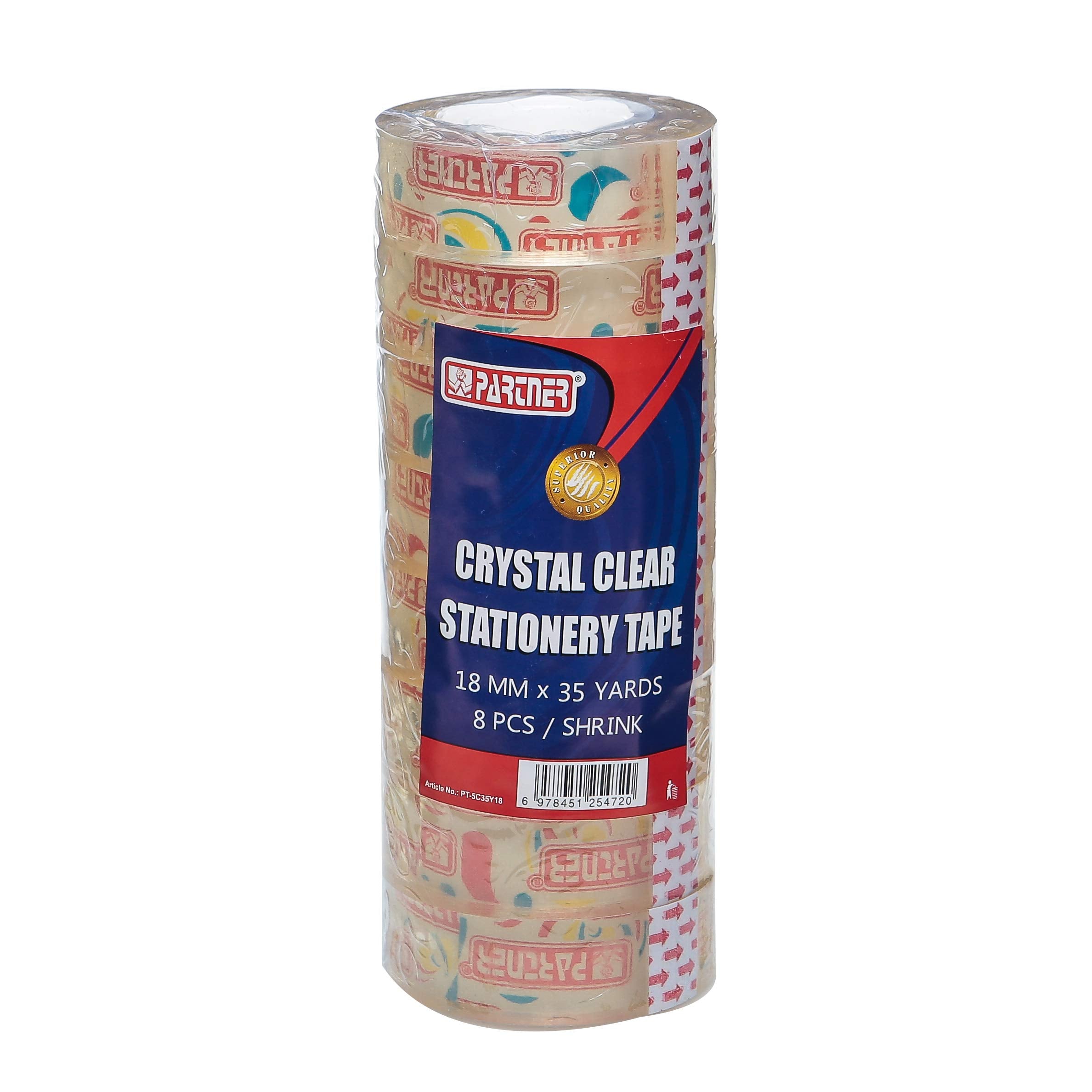 CLEAR TAPE SMALL ( BRAND PARTNER ) PACK OF 6