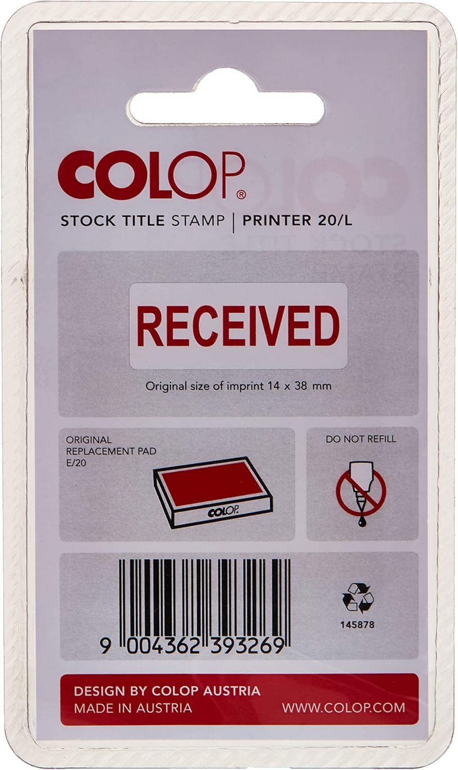 RECEIVED STAMP ( BRAND COLOP )