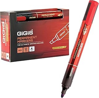 PERMANENT MARKER IN BOX ( BRAND GIGIS ) 12 PCS