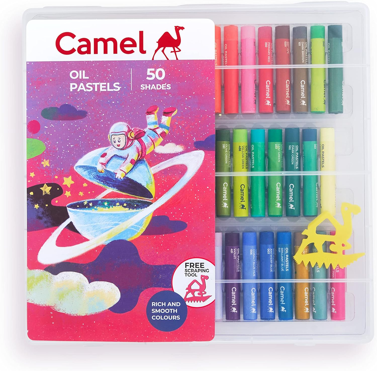 OIL PASTEL ( BRAND CAMEL ) 50 SHADES