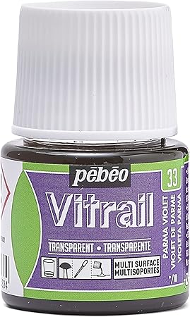 GLASS PAINT VITRAIL TRANSPARENT ( BRAND PEBEO ) 45ML