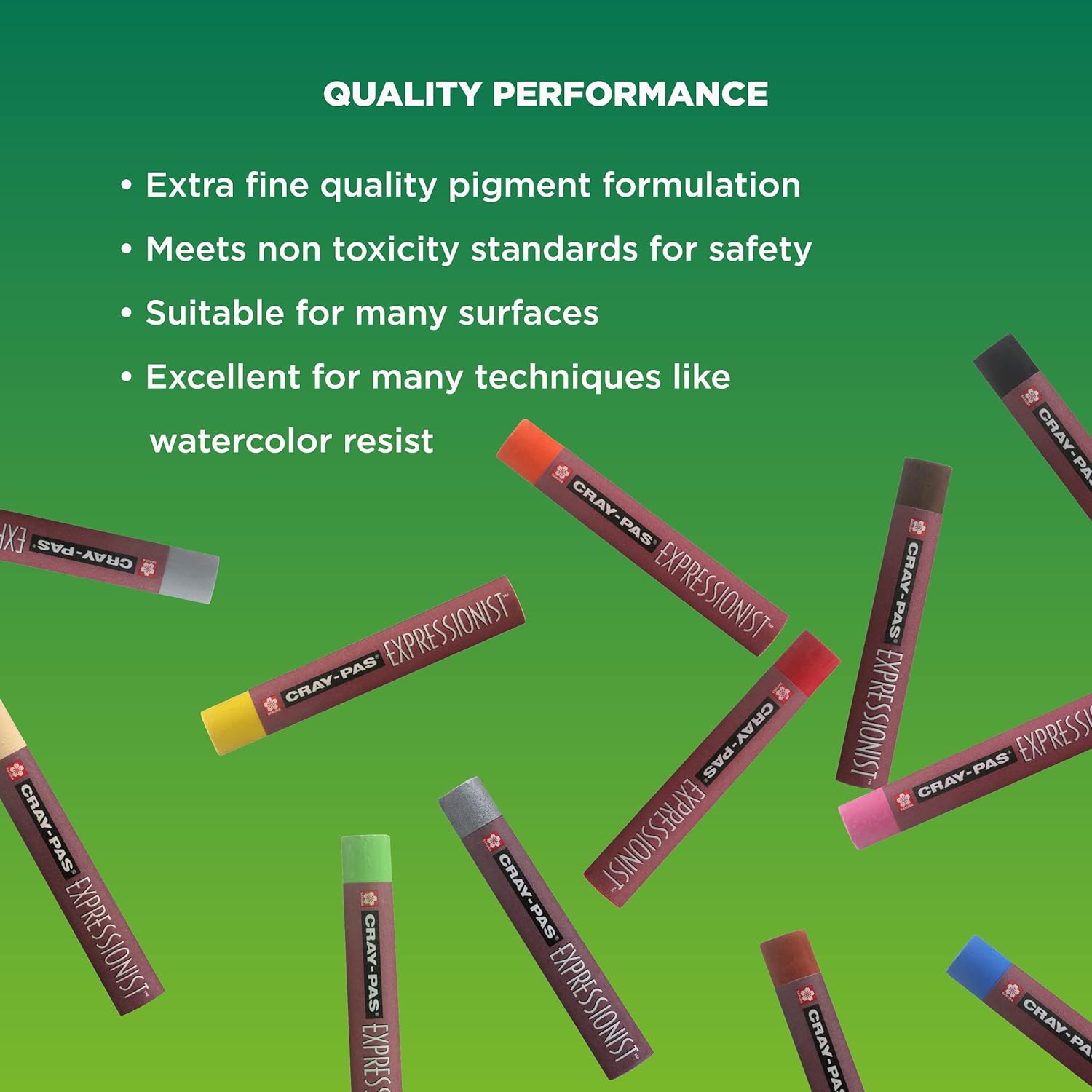 OIL PASTEL ( BRAND CRAY-PAS ) EXPRESSIONIST EXTRA FINE QUALITY WITH 16 COLORS