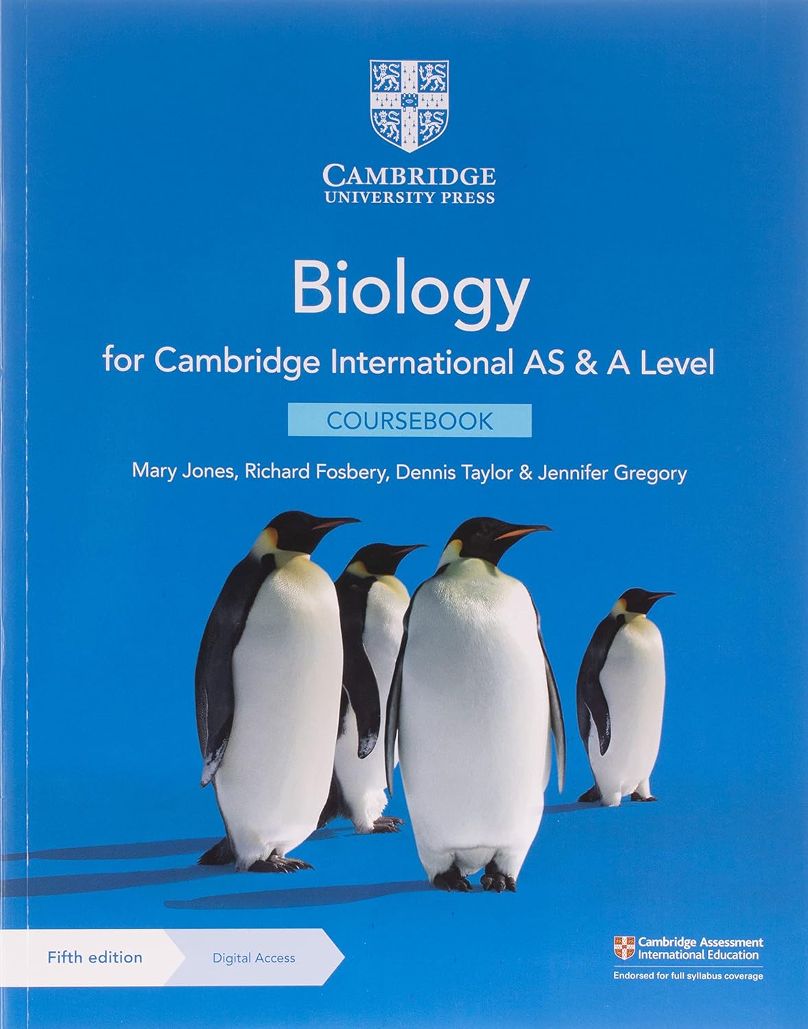 Cambridge University Press International AS & A Level Biology Coursebook with Digital Access (2 Years)