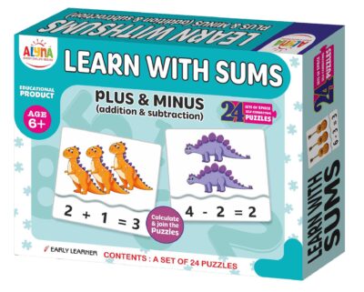LEARN WITH SUMS PLUS AND MINUS ( ADDITION AND SUBTRACTION )