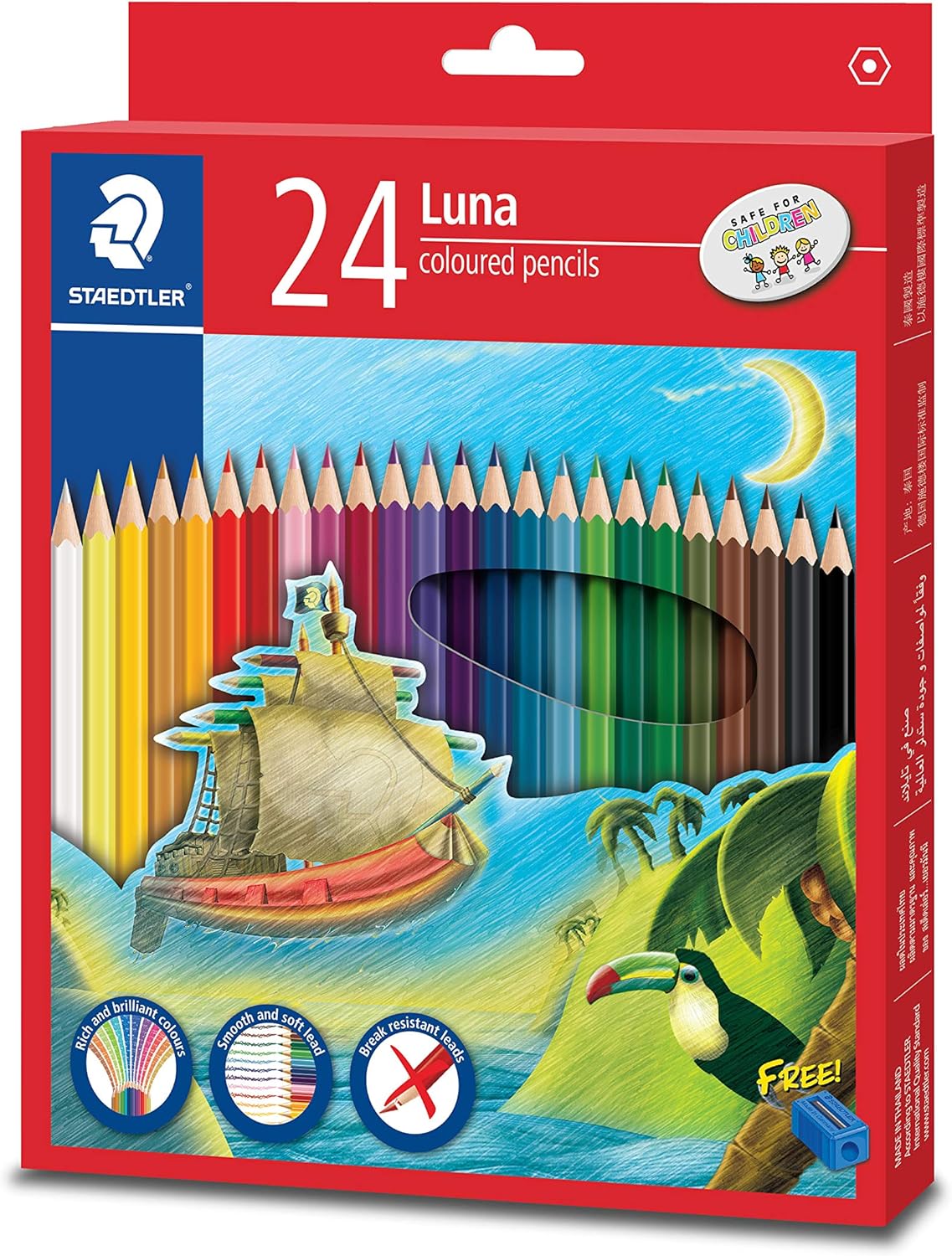 COLOR PENCIL 24PCS ( BRAND STAEDTLER LUNA )