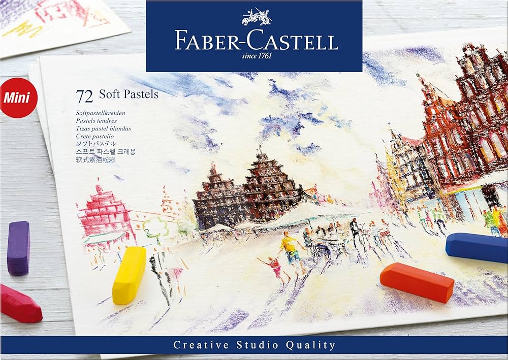 SOFT PASTEL 72 MINI PCS ( BRAND FABER CASTELL )