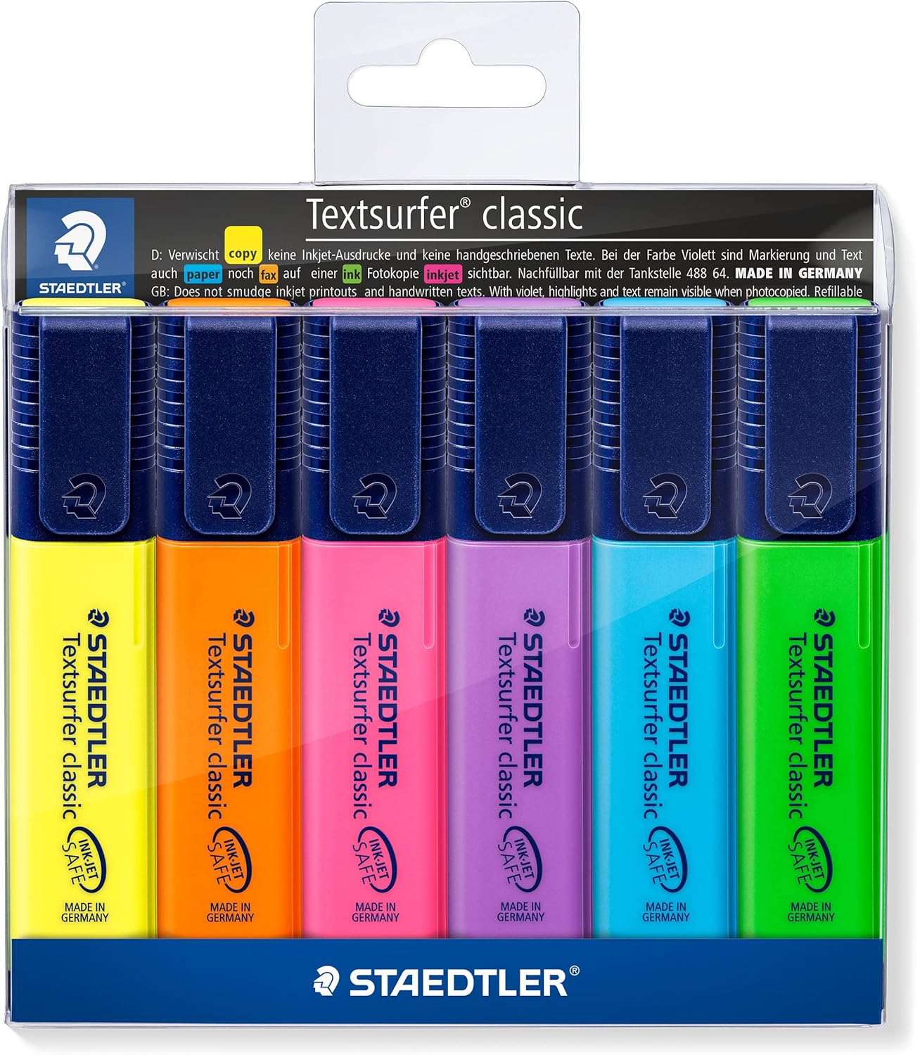 TEXTSURFER HIGHLIGHTER ( BRAND STAEDTLER ) 6 COLORS