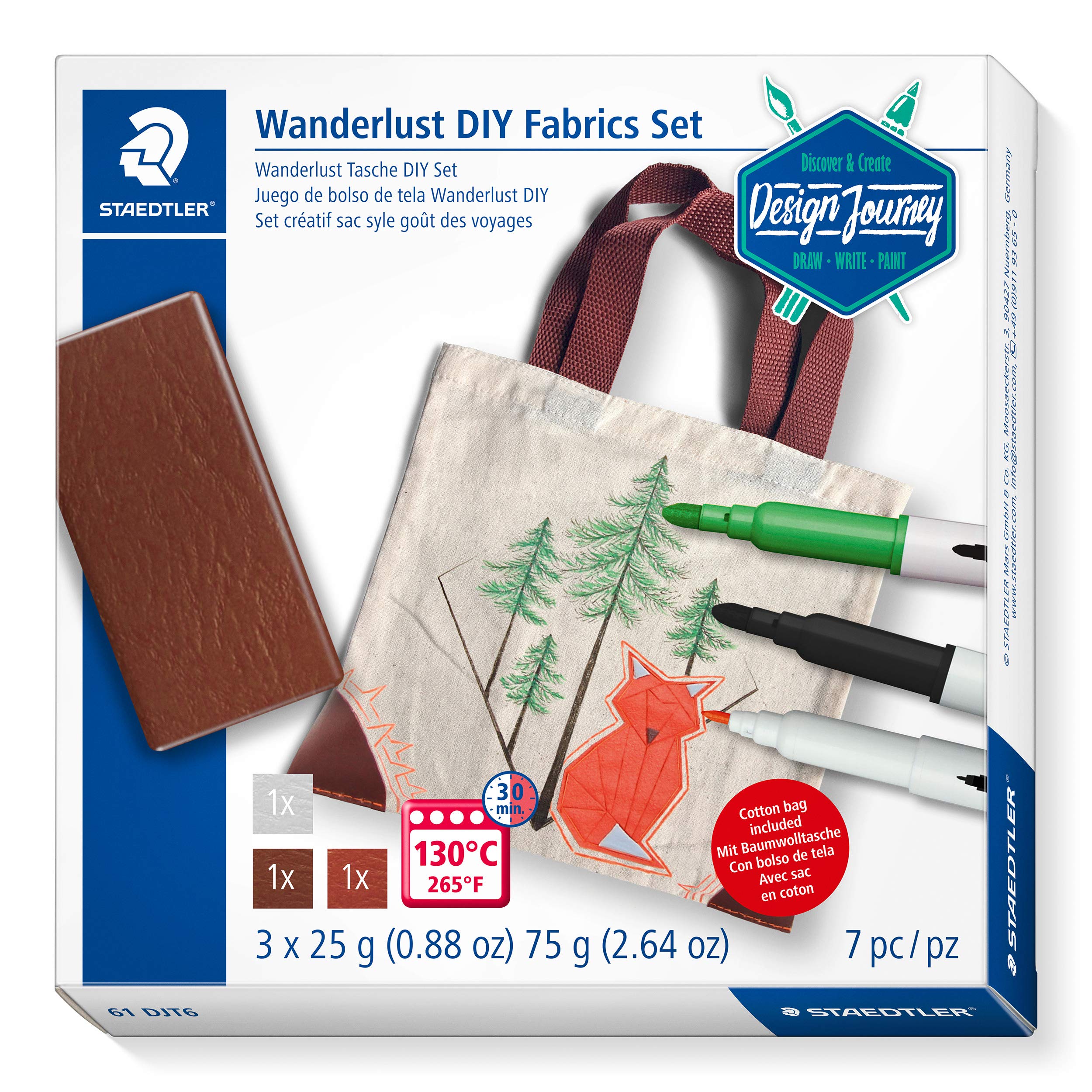WANDERLUST DIY FABRIC SET ( BRAND STAEDTLER )