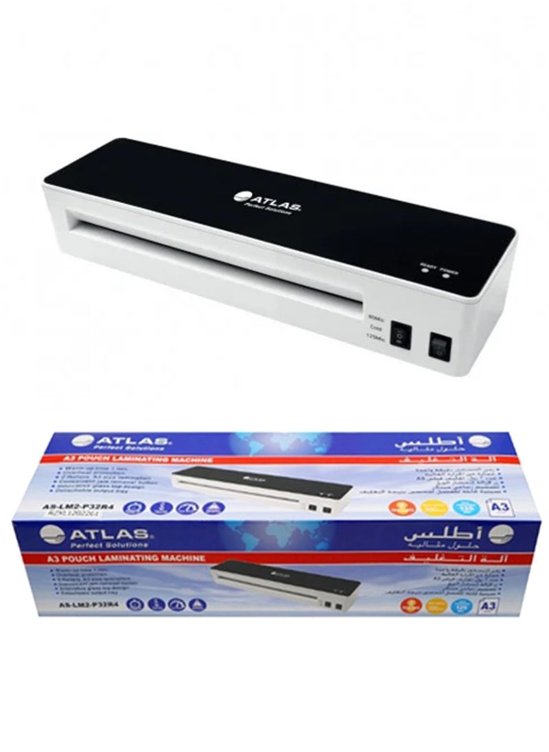 LAMINATING MACHINE ( BRAND ATLAS ) A3 WITH ROLLERS