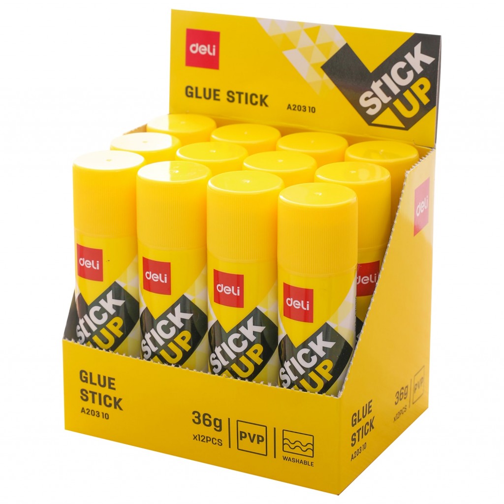 GLUE STICK 36GRM ( BRAND DELI ) 1 BOX