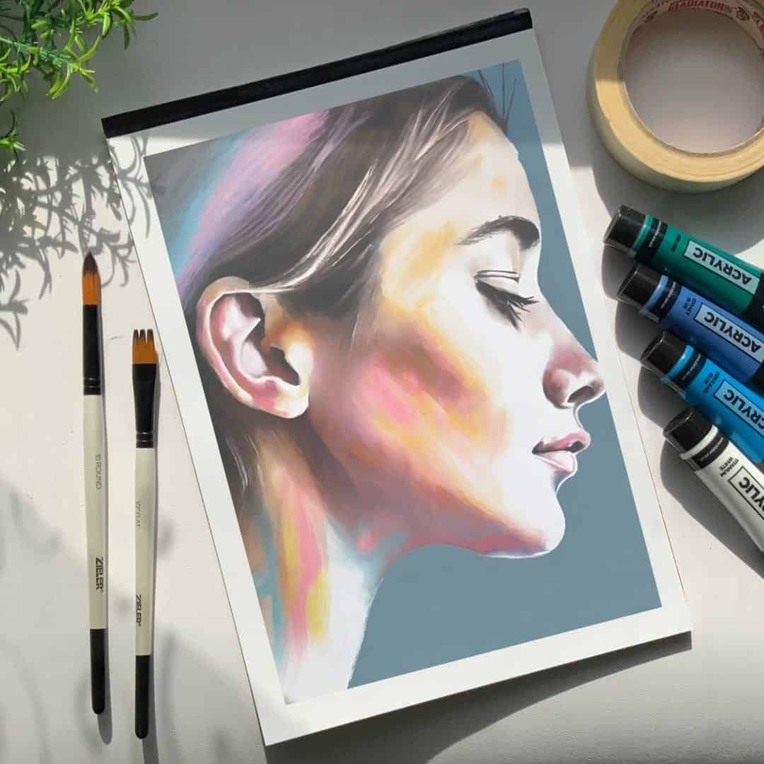 PREMIUM ACRYLIC PAINT SET ( BRAND ZIELER )