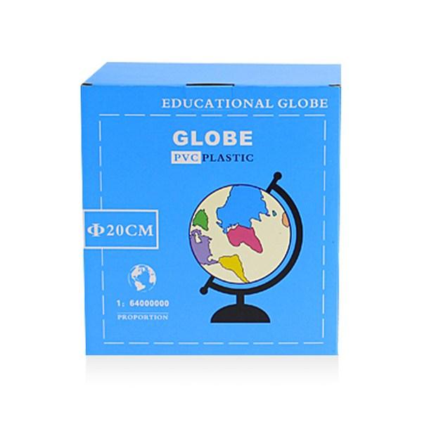 EDUCATIONAL ROTATING WORLD GLOBE MAP WITH STAND