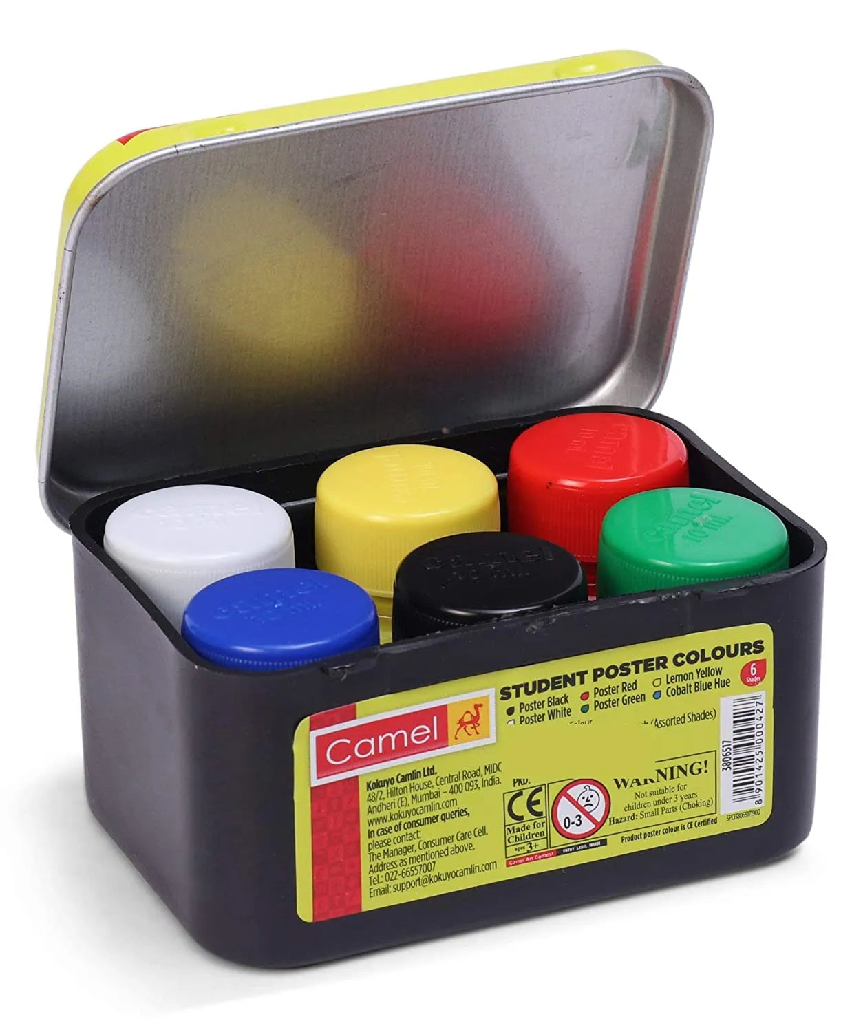 ARTIST STUDENT SET POSTER COLOR ( BRAND CAMEL ) 6 SHADES