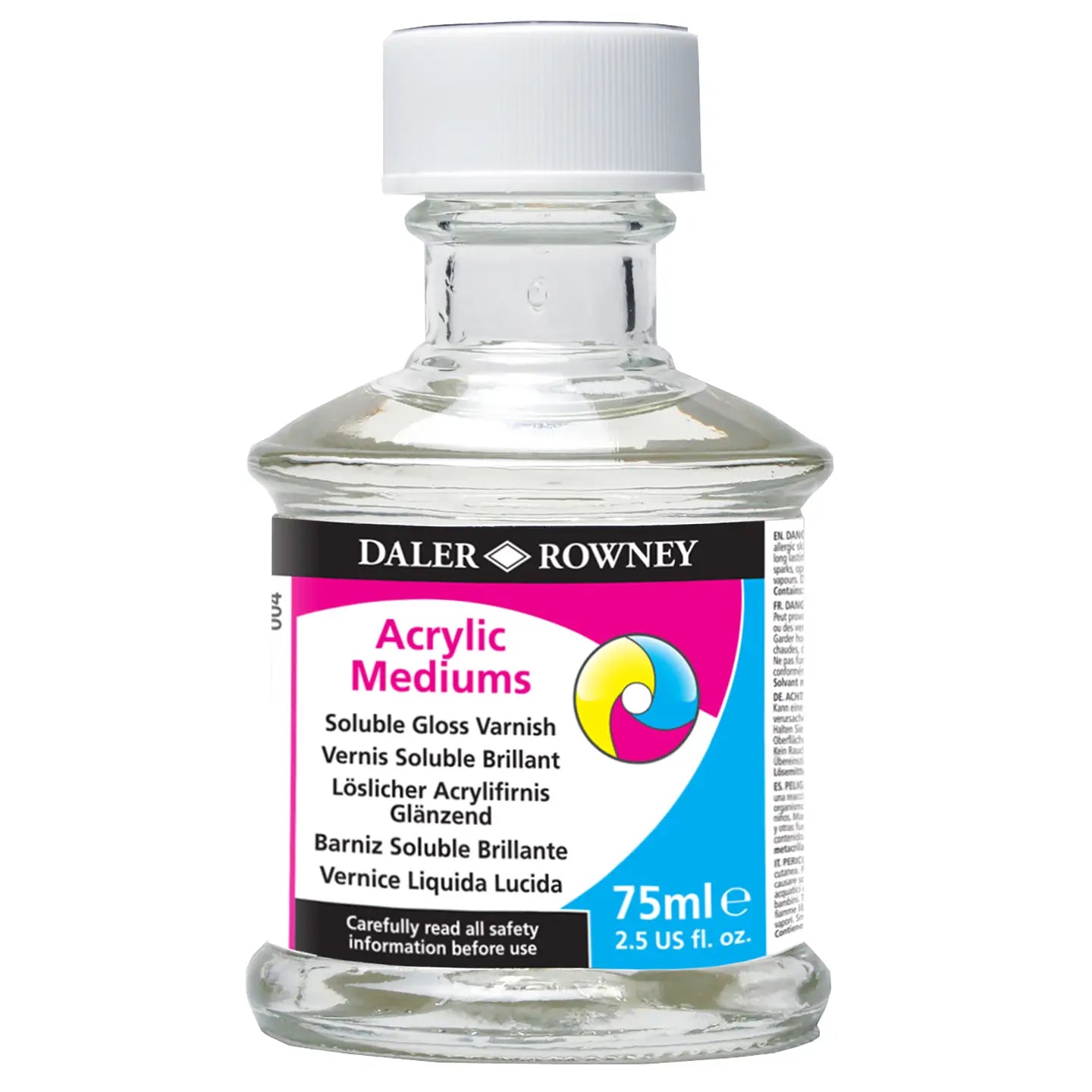 ACRYLIC MEDIUM SOLUBLE GLOSS VARNISH ( BRAND DALER ROWNEY ) 75ML