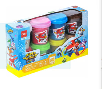 MODELING CLAY ( BRAND DELI ) 8PCS