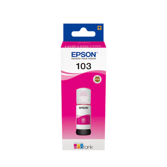 103 ORIGINAL INK BOTTLE MAGENTA COLOR ( BRAND EPSON )