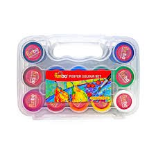 POSTER COLOR SET OF 12shades 20ml ( BRAND FUNBO )