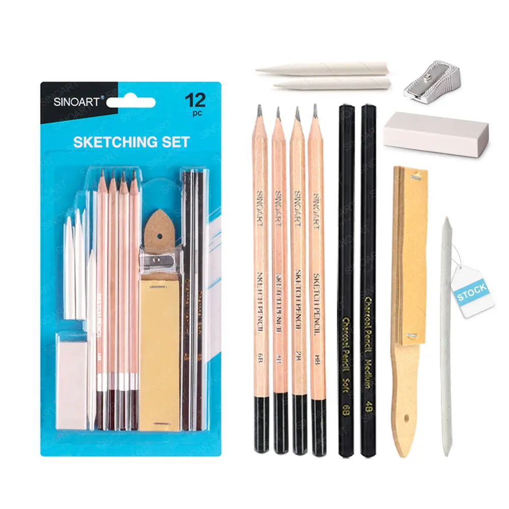 SKETCH PEN ( BRAND SINOART ) SKETCHING PEN 12 PCS