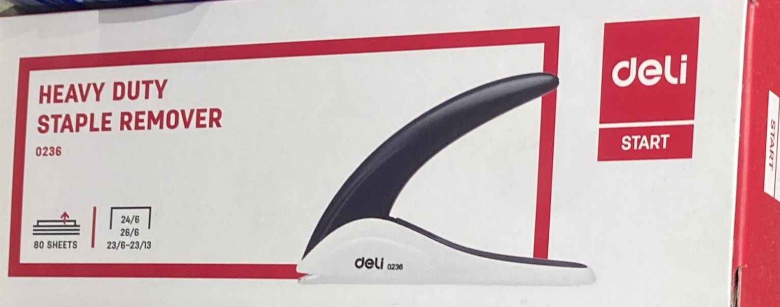 HEAVY DUTY STAPLE REMOVER ( BRAND DELI )