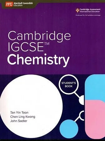 MARSHALL CAVENDISH CAMBRIDGE IGCSE CHEMISTRY STUDENT'S BOOK