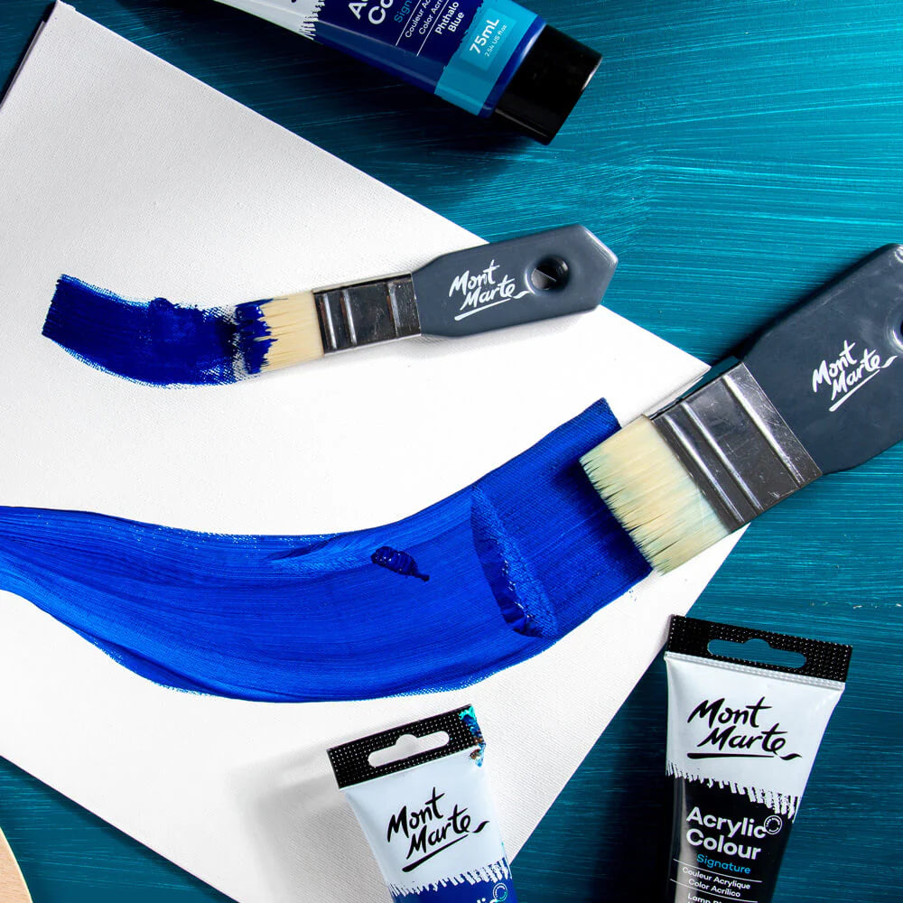 PAINT BRUSH ABSTRACT EXPRESSION ( BRAND MON MARTE ) 1.0 INCHES 25MM