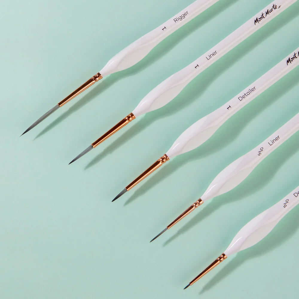 DETAIL AND LINER BRUSH ( BRAND MONT MARTE ) SIGNATURE SET OF 5