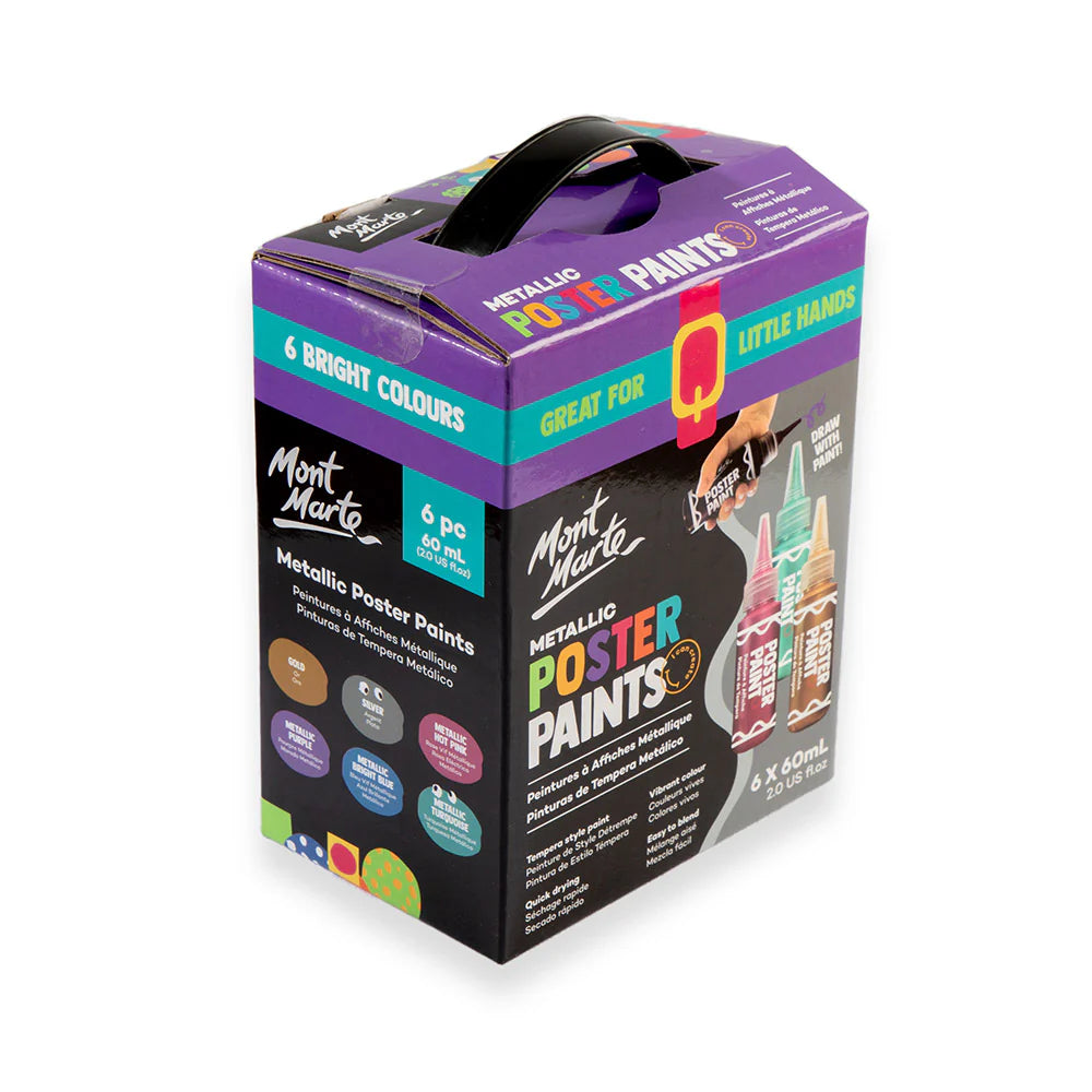 POSTER PAINT METALLIC ( BRAND MONT MARTE ) 6PC