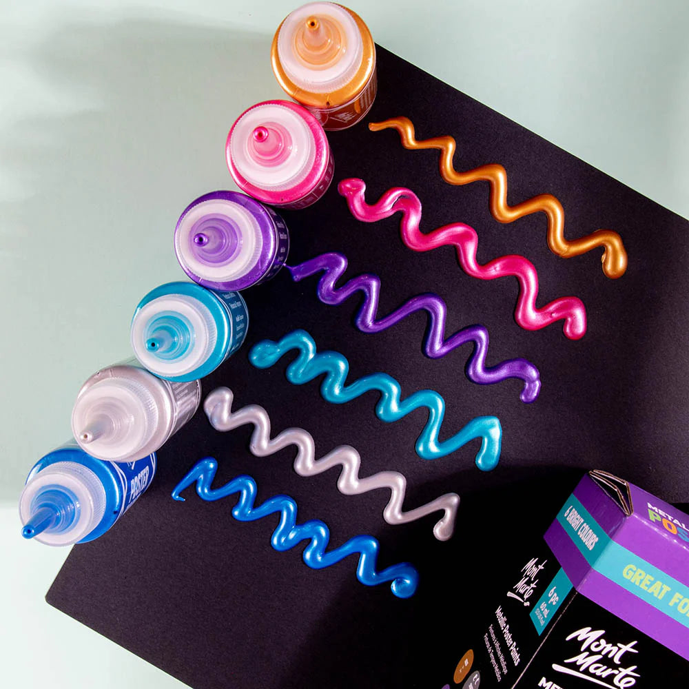 POSTER PAINT METALLIC ( BRAND MONT MARTE ) 6PC