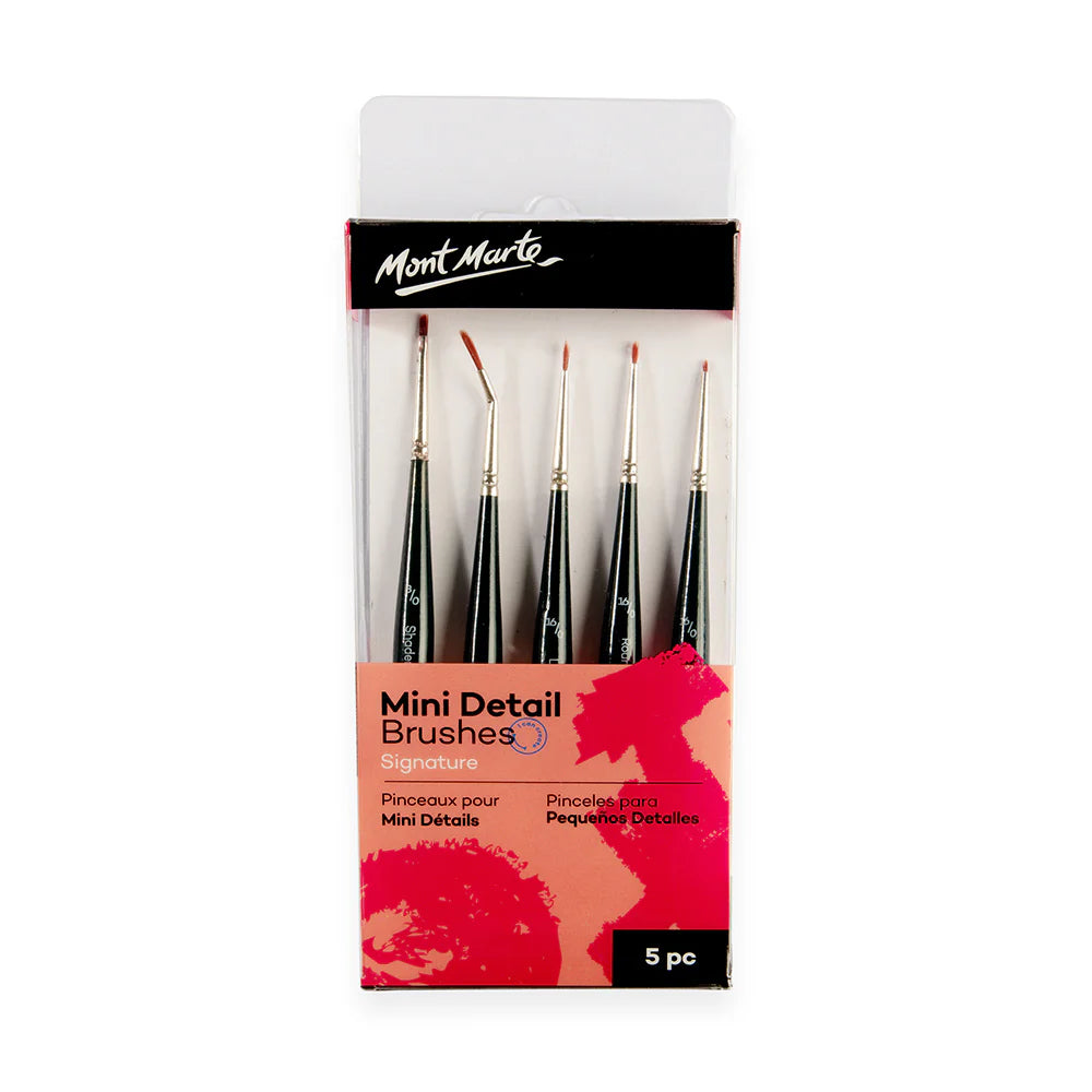 MINI DETAIL BRUSH ( BRAND MONT MARTE ) 5 PCS