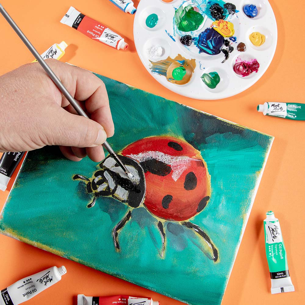 OIL PAINT ( BRAND MONT MARTE ) SIGNATURE 12PCS 12ML