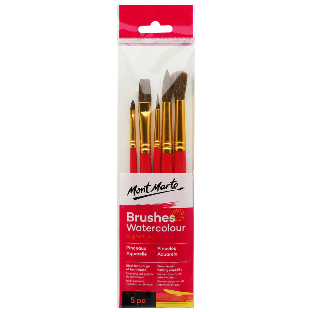 WATERCOLOR BRUSH ( BRAND MONT MARTE ) SIGNATURE 5PCS