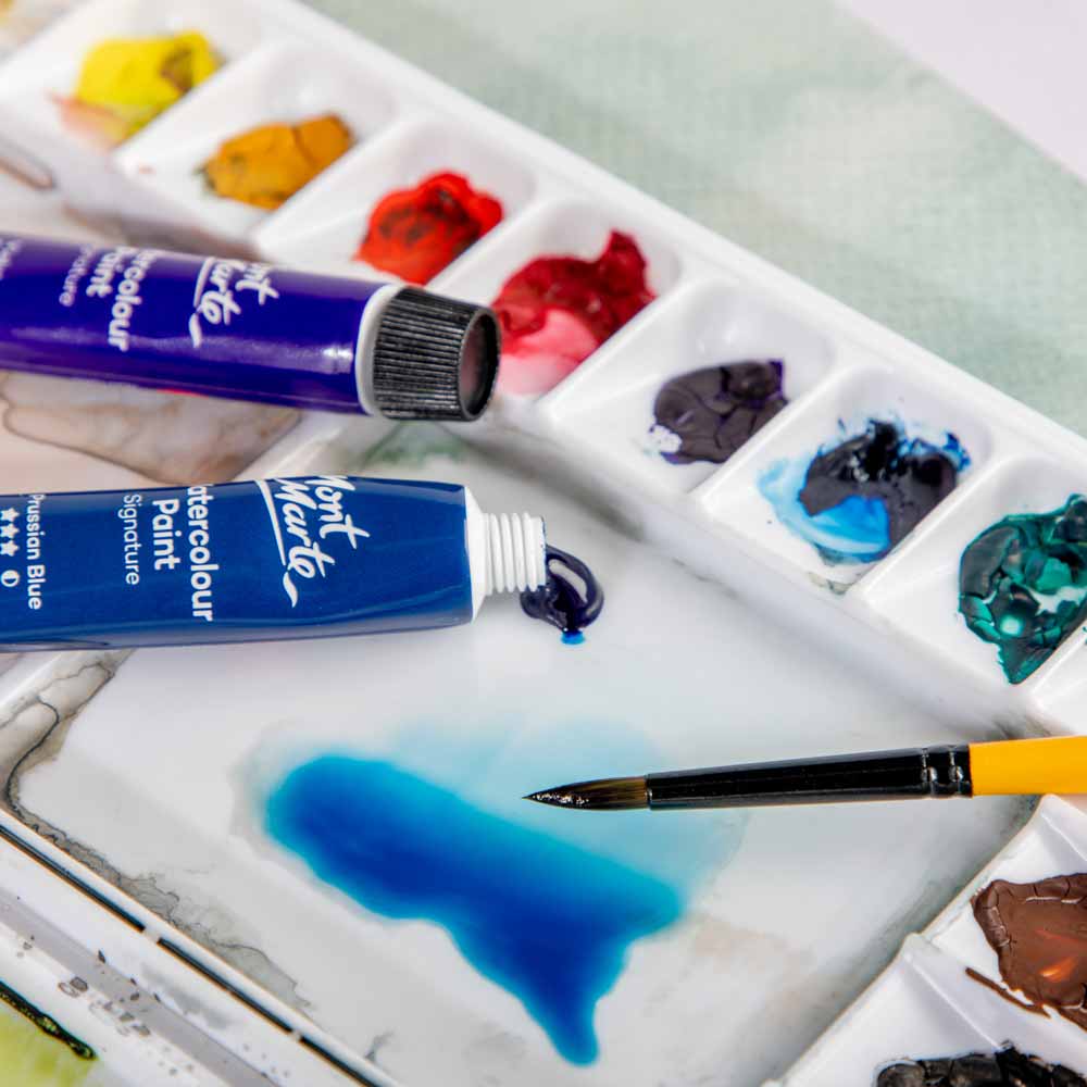 WATERCOLOR PAINTS ( BRAND MONT MARTE ) SIGNATURE 12PCS 12ML