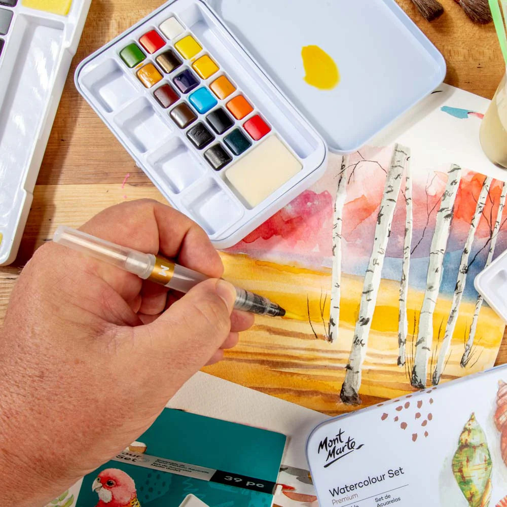 WATERCOLOR PREMIUM SET OF 18 ( BRAND MONT MARTE )